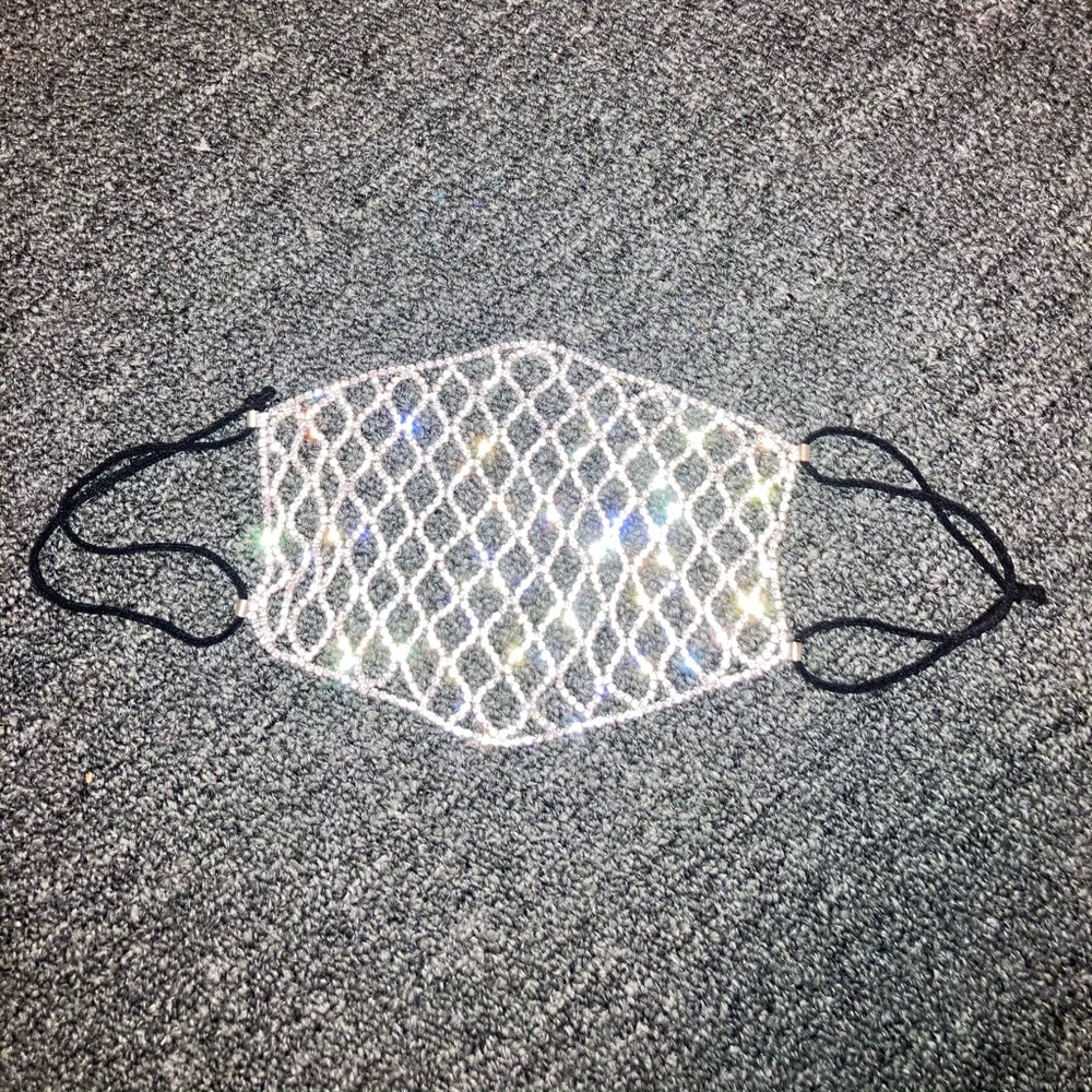Crystal Bling Face Mask